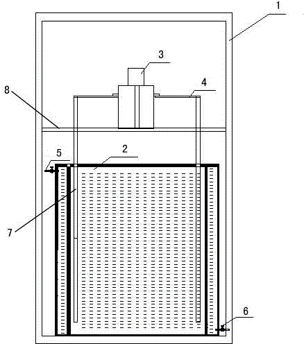 Fluidic resistor device used for high-voltage fluidic resistor soft start cabinet