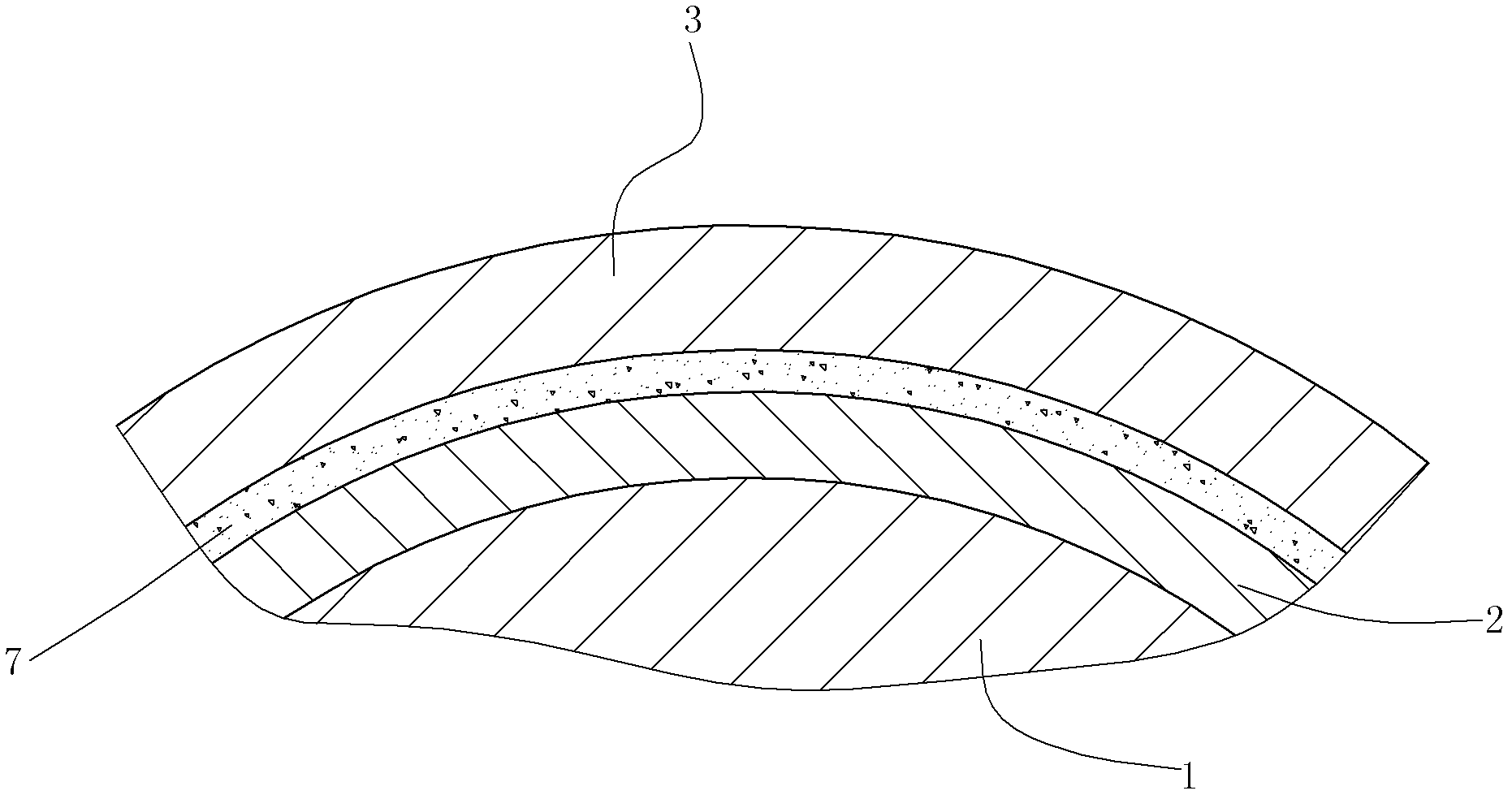 Efficient multilayer composite electrode wire and preparation method thereof