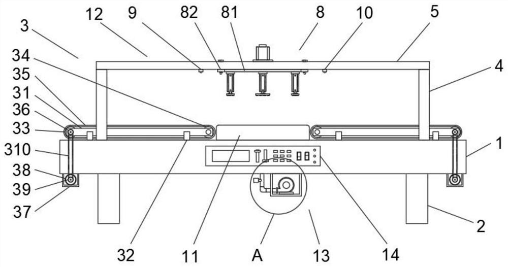 Luggage strength detection device for luggage processing and use method thereof