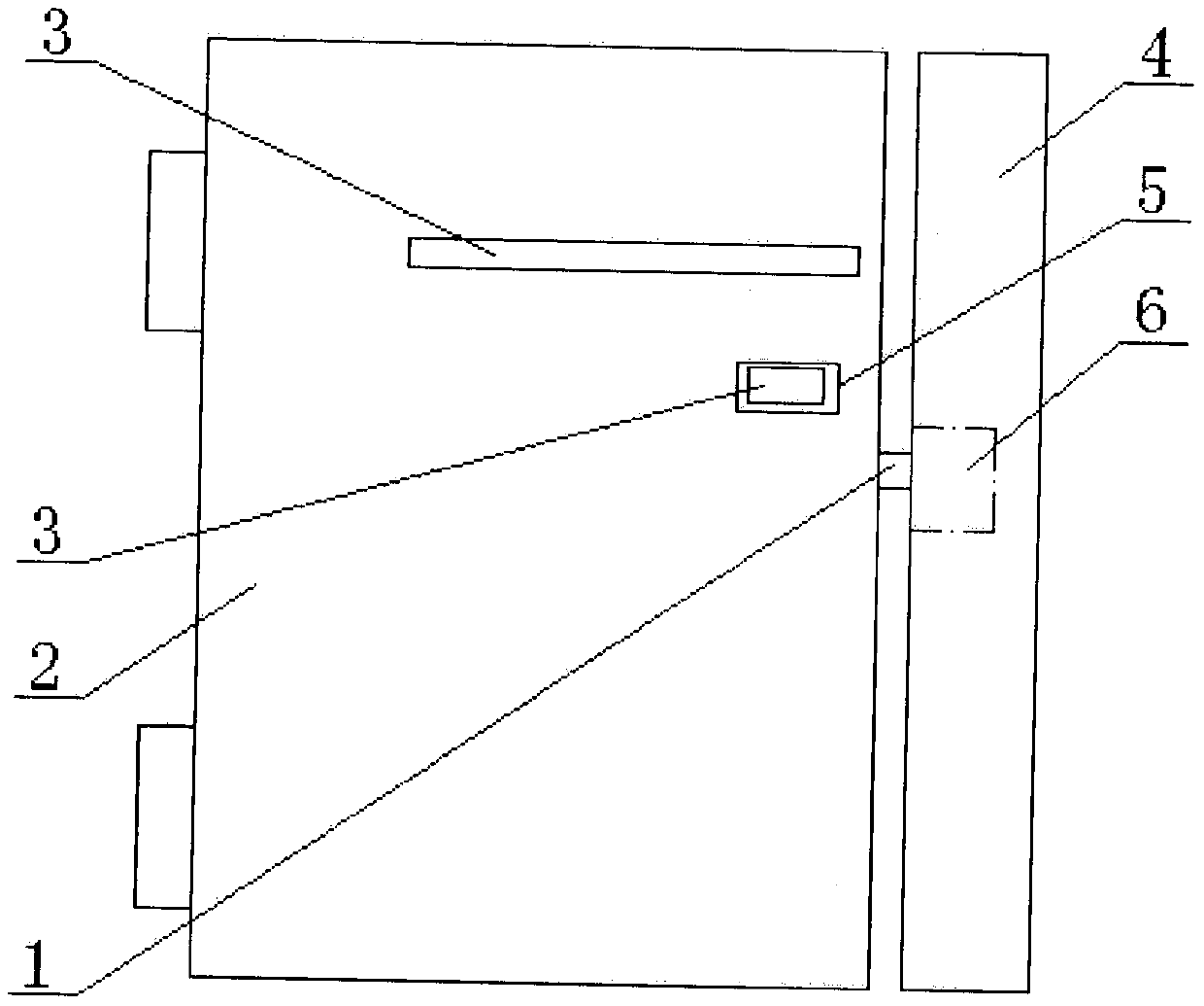 Automatic door lock system and accident-preventing door closing method