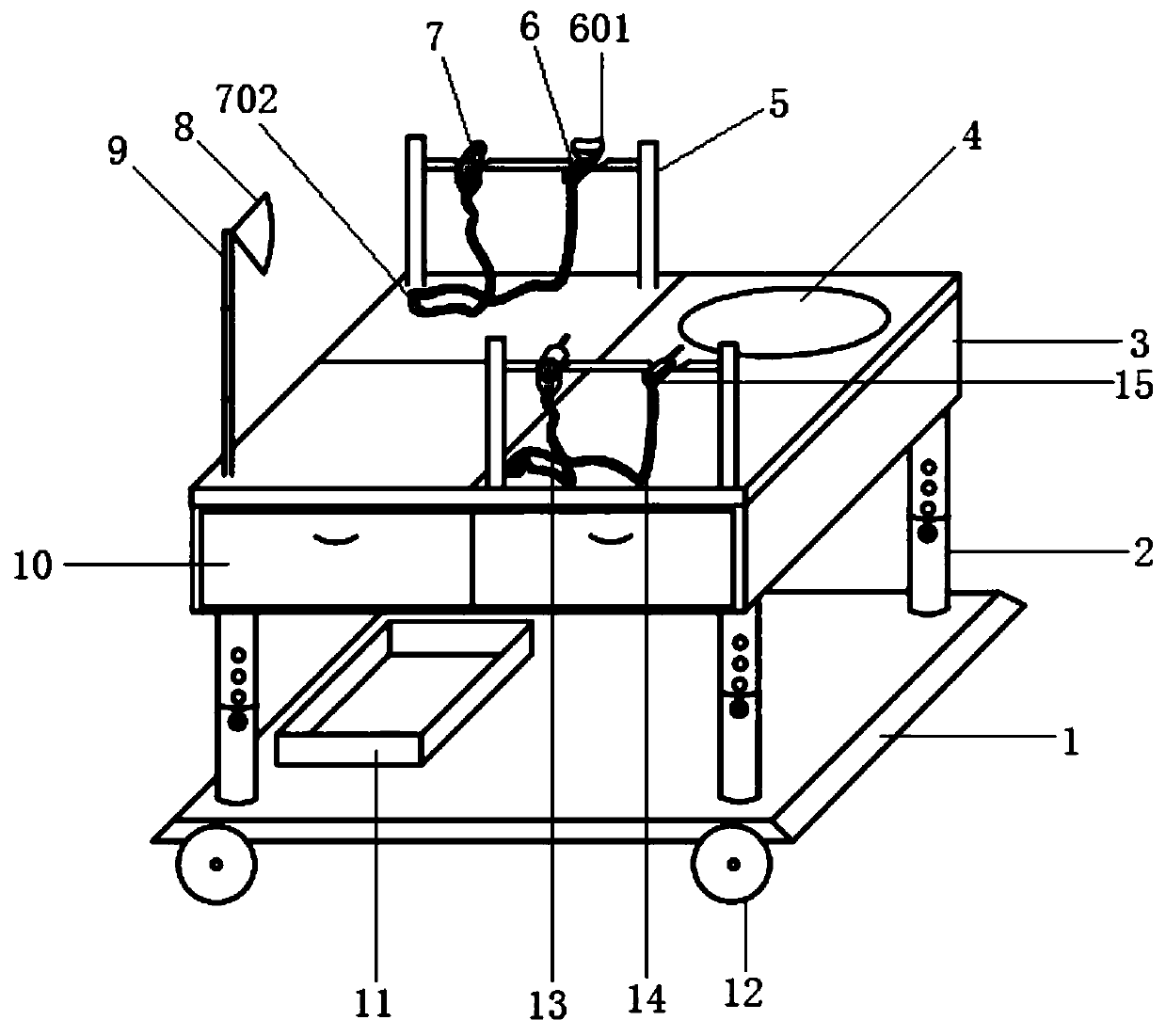 Highly-integrated and intelligent testis paracentesis cooperating platform