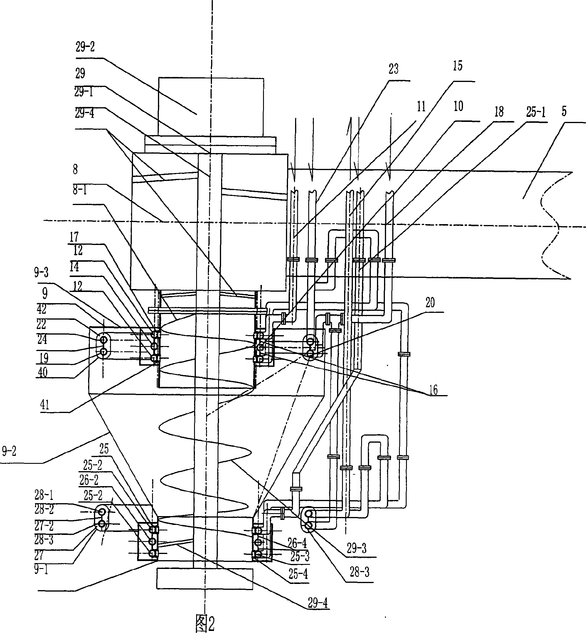 Method and apparatus for humidifying multi-stage spraying powdery materials and powder dust-free loader based on multi-stage spray powder humidification