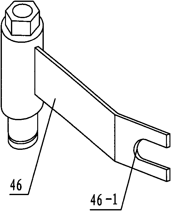 Self-locking device for off-circuit tap-changer hand operation mechanism