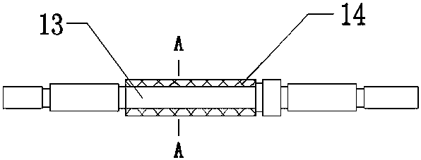 A cylinder exhaust hole position gauge