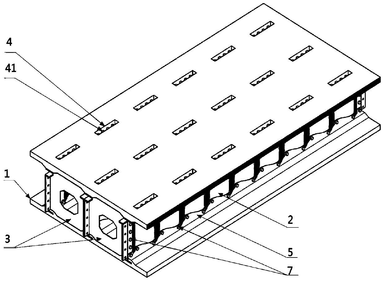 Prefabricated prestressed composite box girder