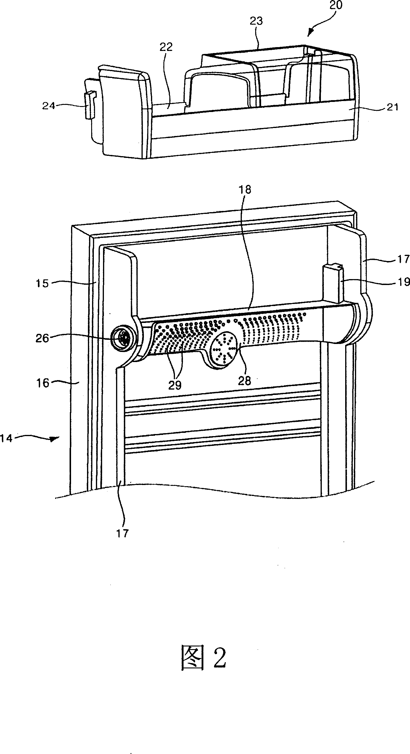 Door pipeline assembly of refrigerator