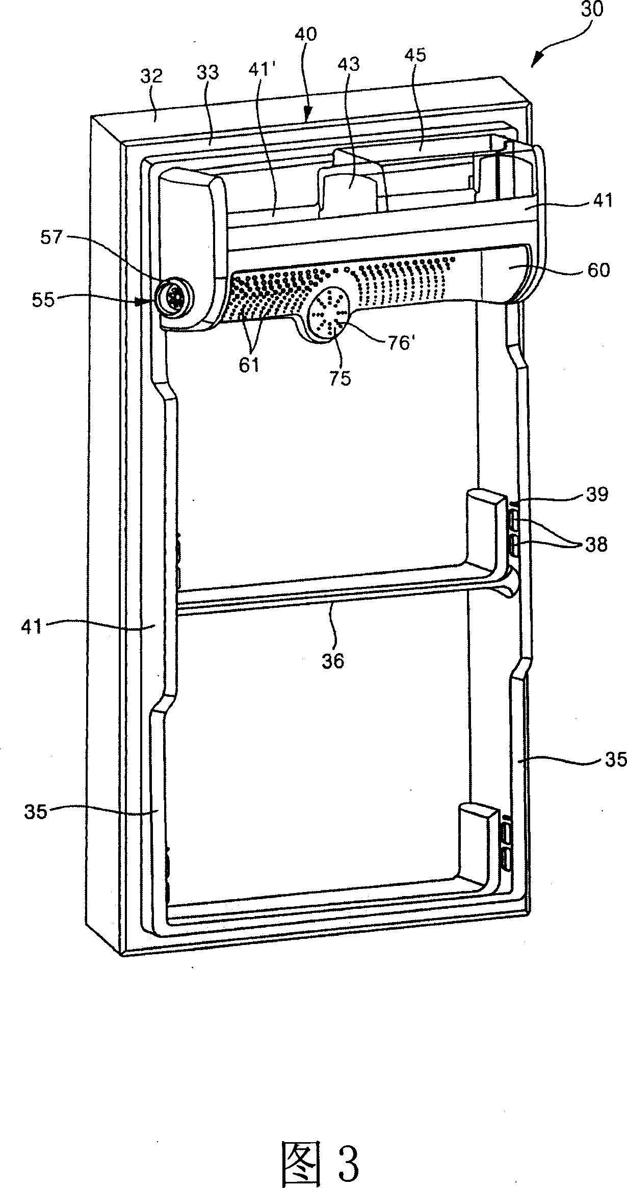 Door pipeline assembly of refrigerator