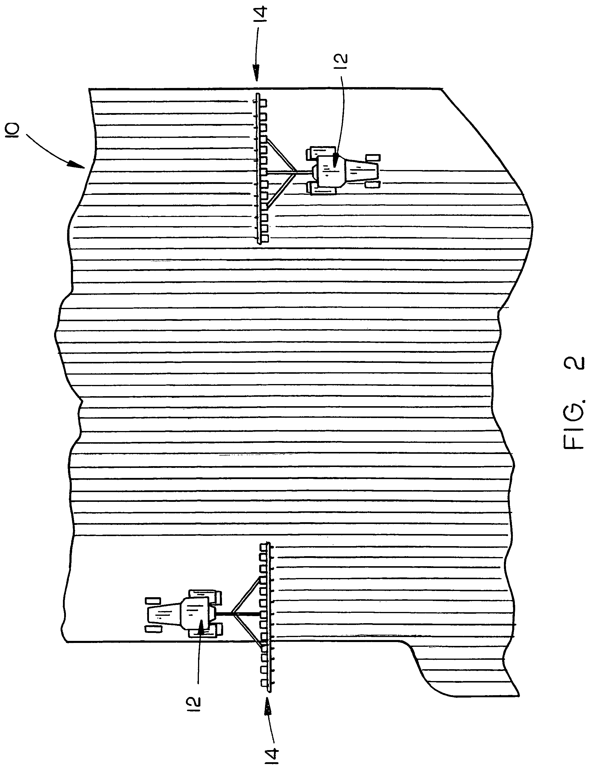 Individual row rate control of farm implements to adjust the volume of crop inputs across wide implements in irregularly shaped or contour areas of chemical application, planting or seeding