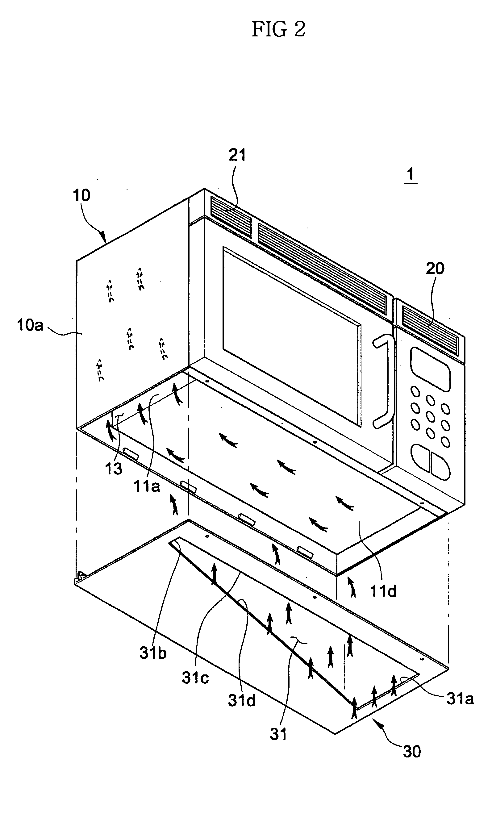 Wall mounted-type microwave oven