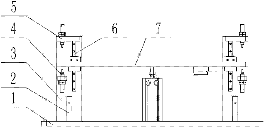 OLED screen pneumatic pressing needle device