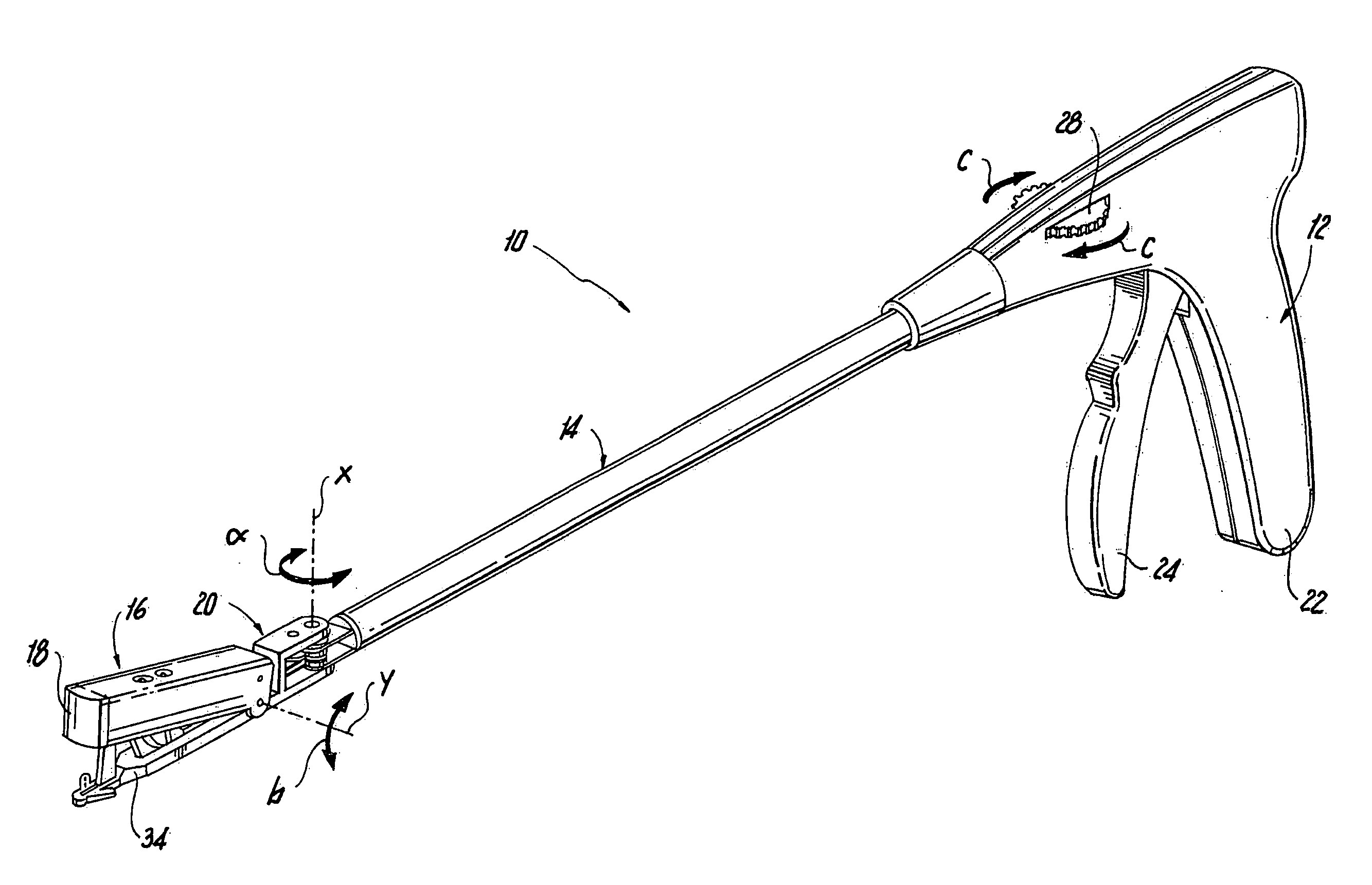 Surgical instrument for progressively stapling and incising tissue