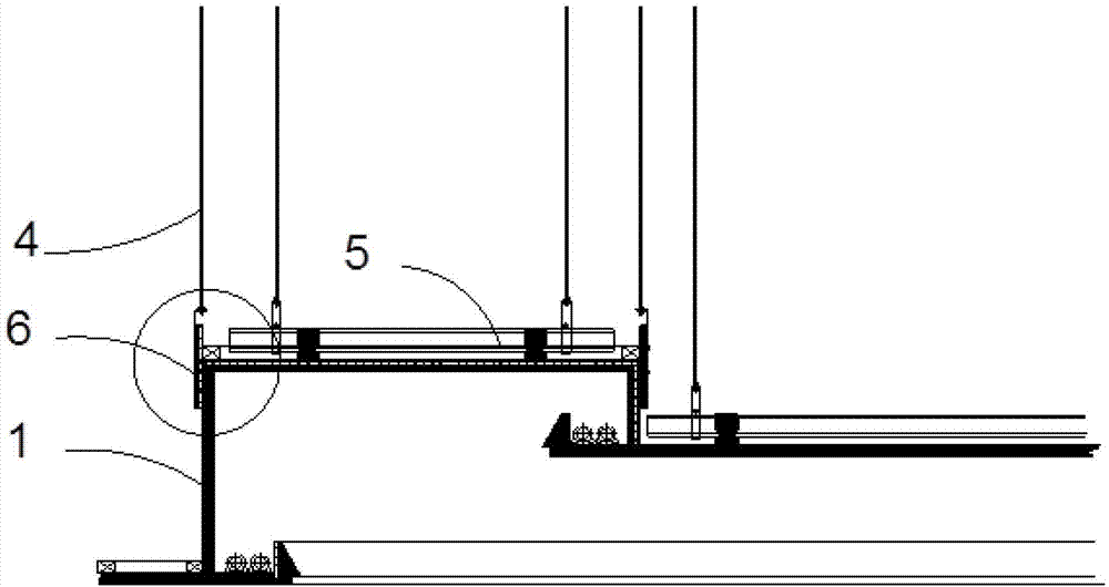 Modeling ceiling fixing structure