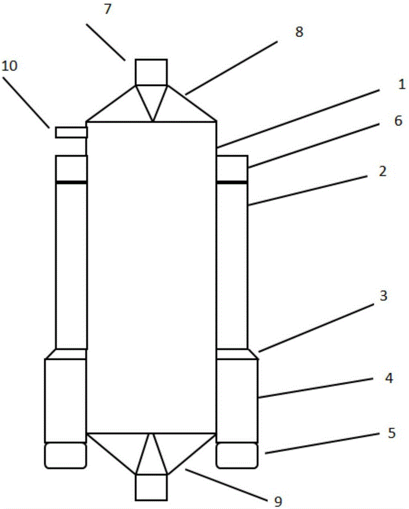 Fast pyrolysis furnace and pyrolysis method