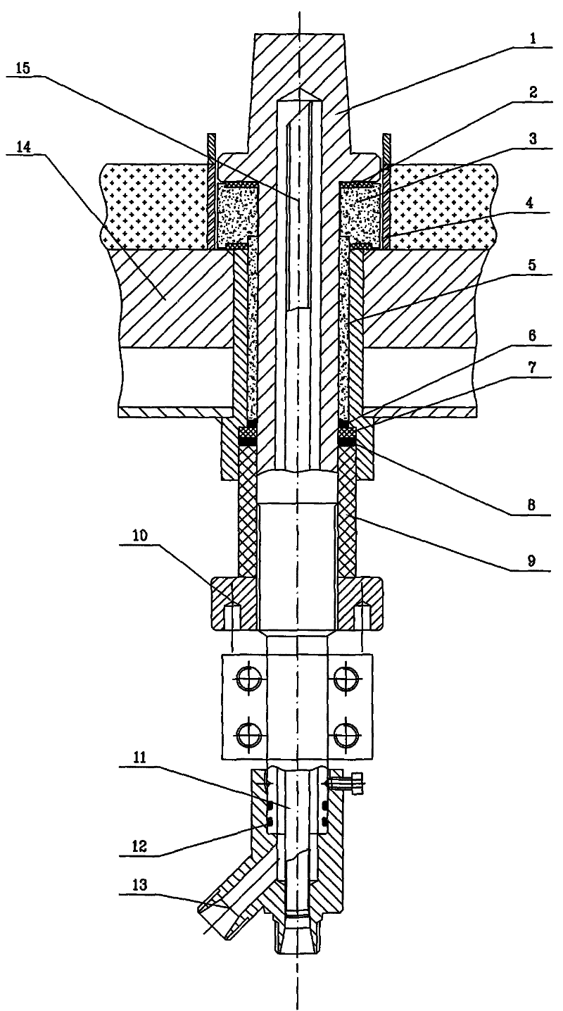 A method and device for sealing electrodes in a hydrogenation furnace device for polysilicon production