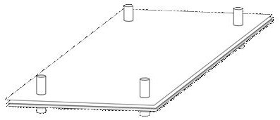 A method of realizing PCB core board positioning by magnetic field