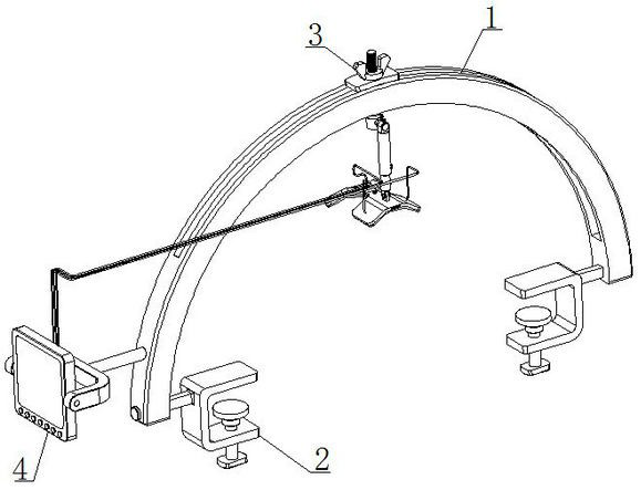 Post-cesarean-section mother-infant skin-friendly contact fixing device