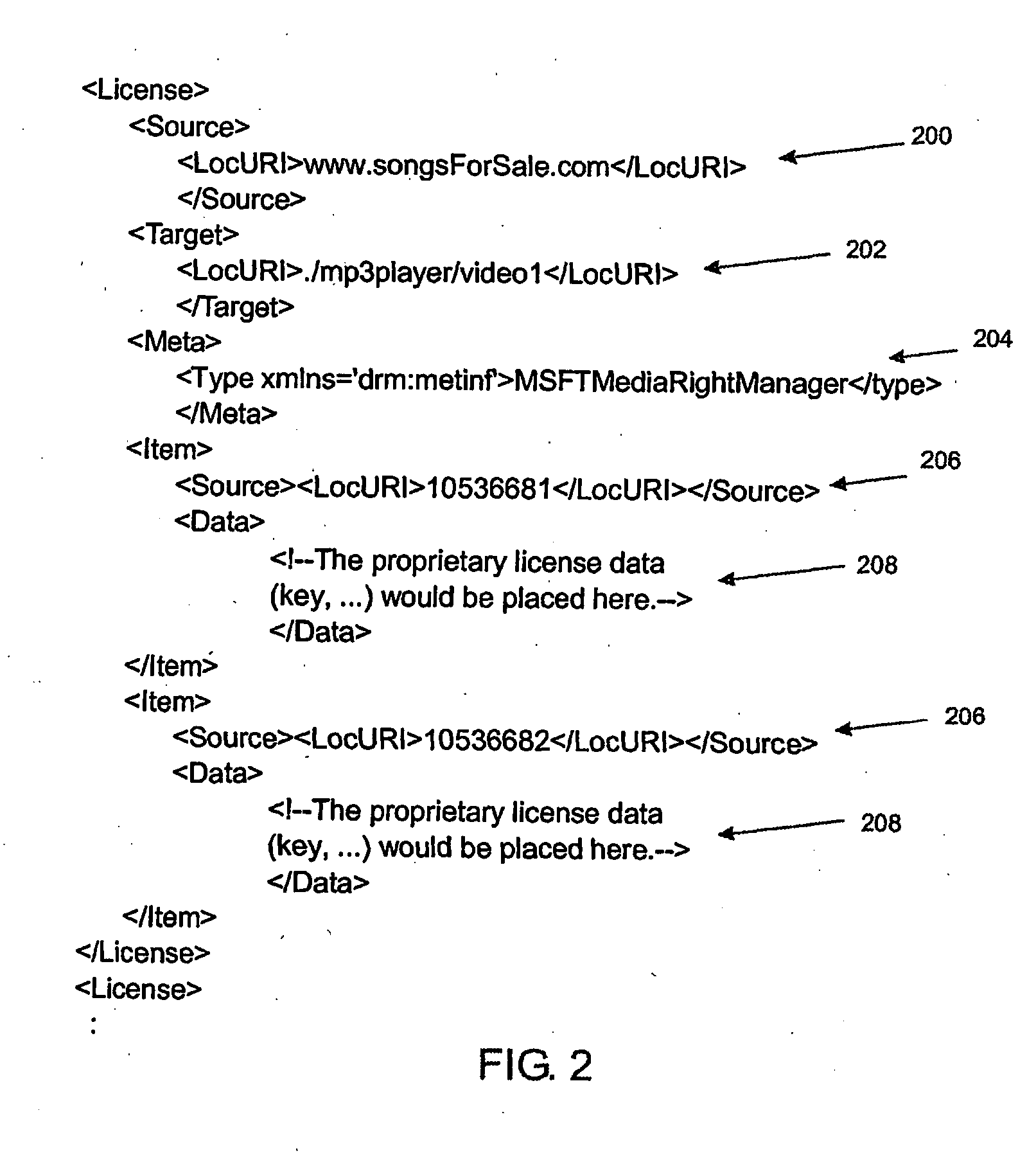 Method for providing of content data to a client