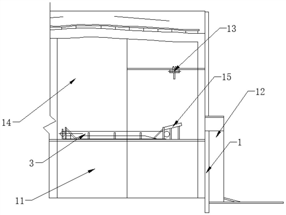 Transportation system suitable for layered arrangement harmful garbage sorting process