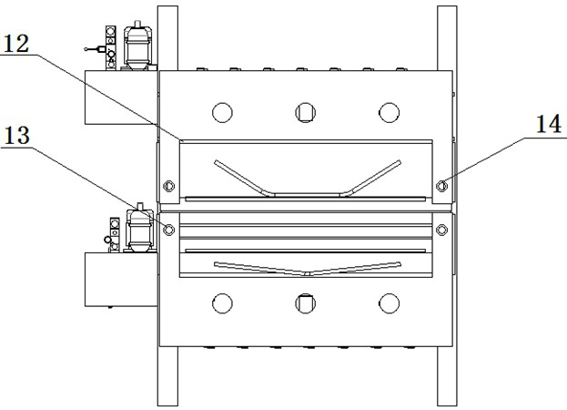 A single-control multi-point synchronous pressure entrainment device