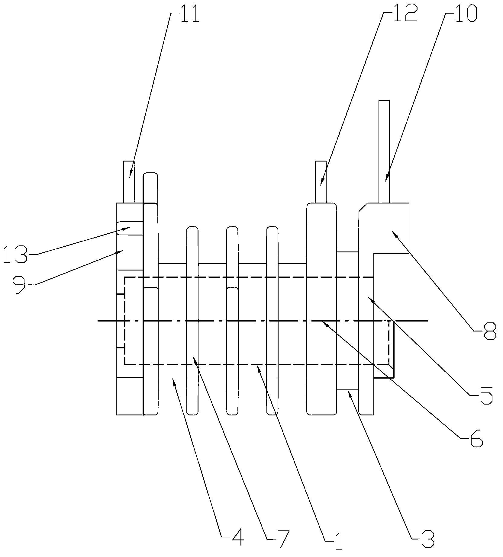 Framework of single-output ion generator