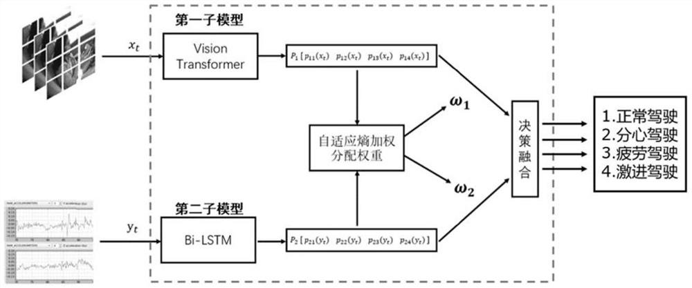 Driver behavior recognition method based on multi-source information fusion