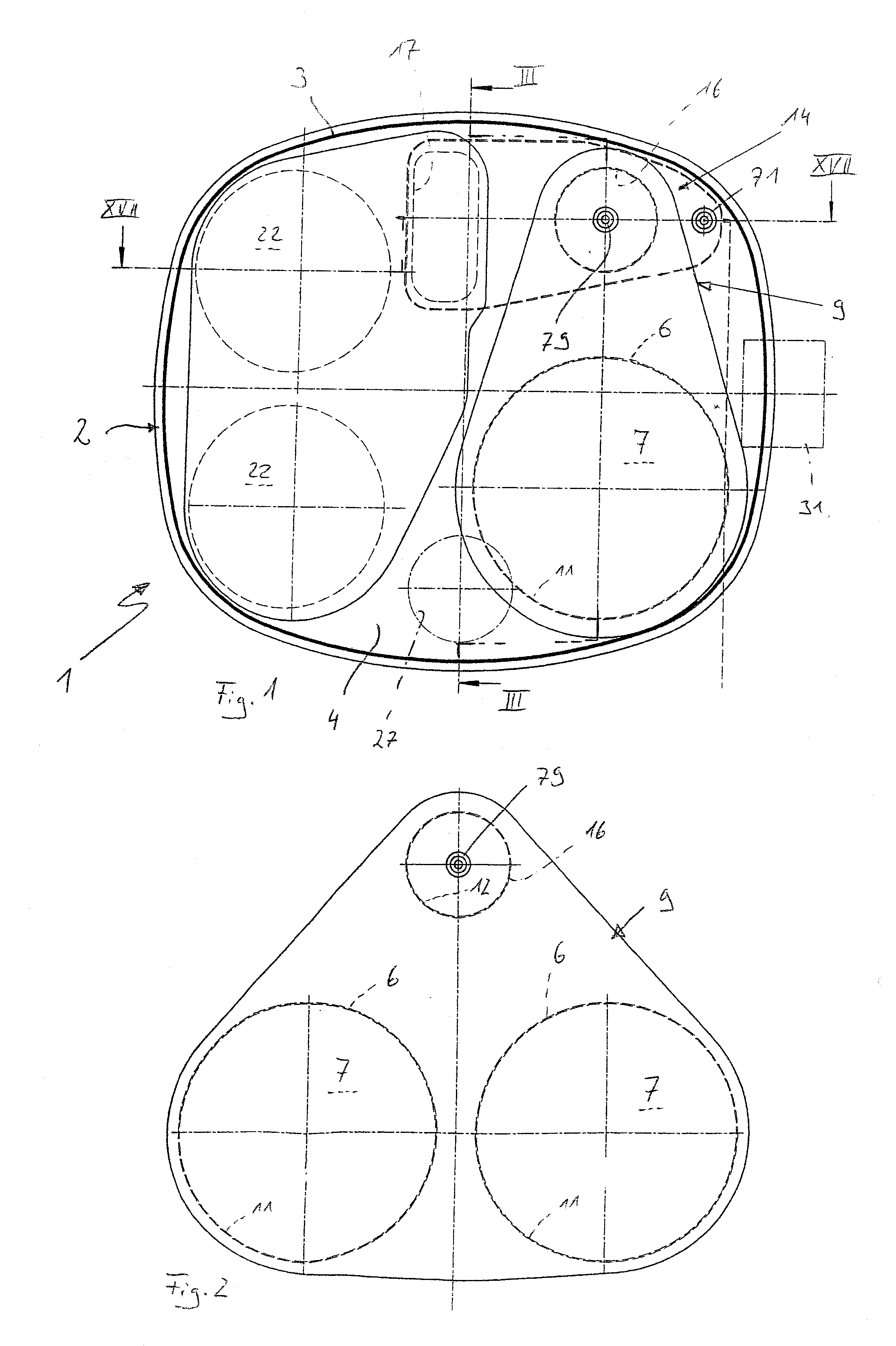 Exhaust gas-treating device