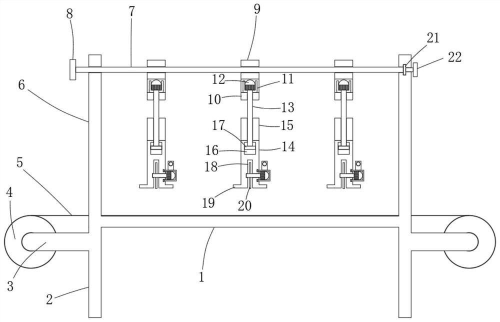 An automatic cutting and sewing machine for the production of plastic woven bags