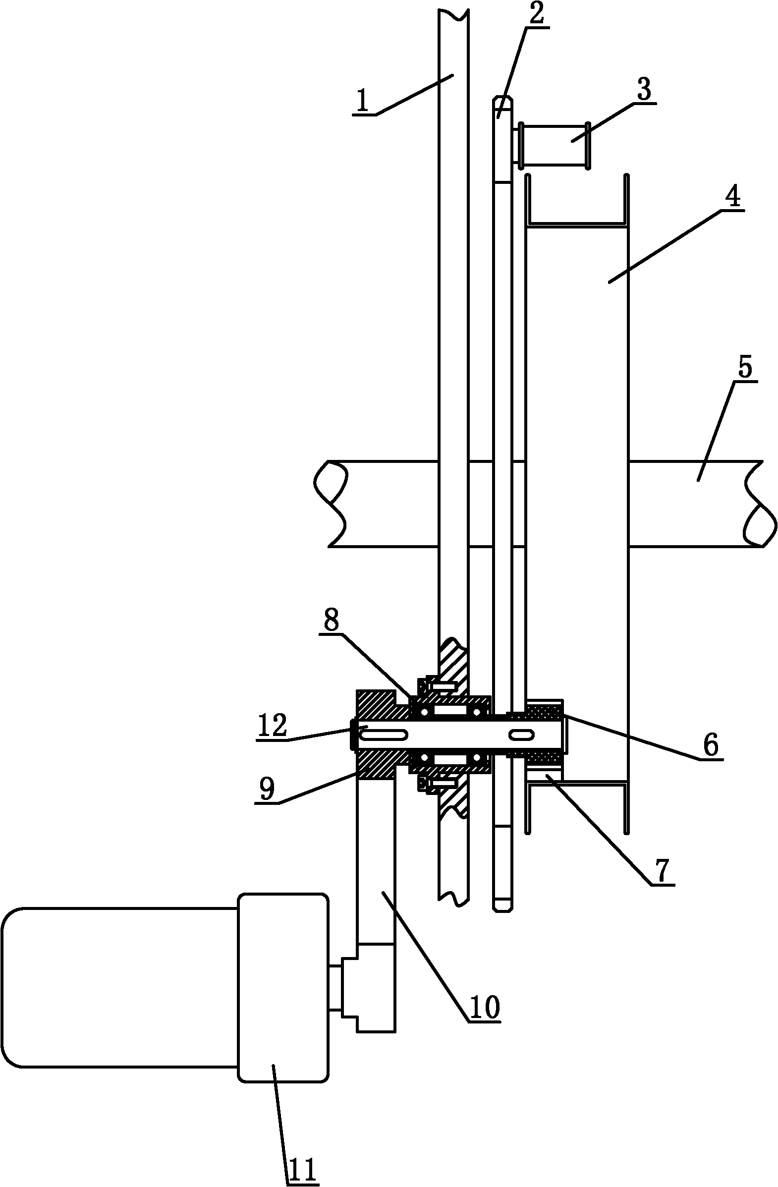 Tension control mechanism of annular coil winding machine