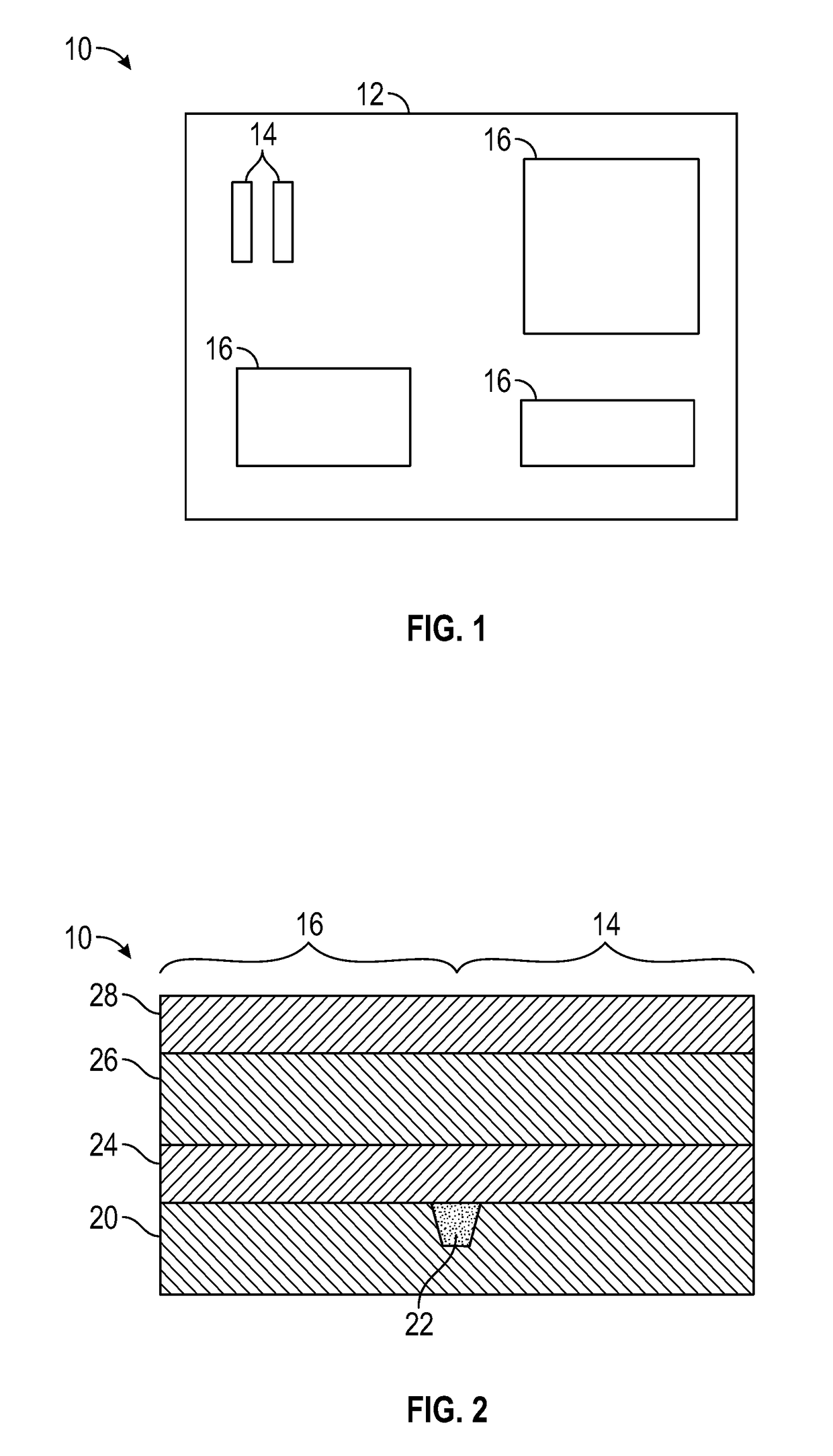 Integrated circuits with non-volatile memory and methods of producing the same