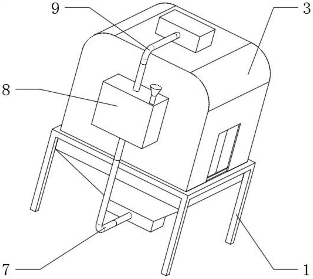 Anti-rust spraying device for general mechanical equipment machining