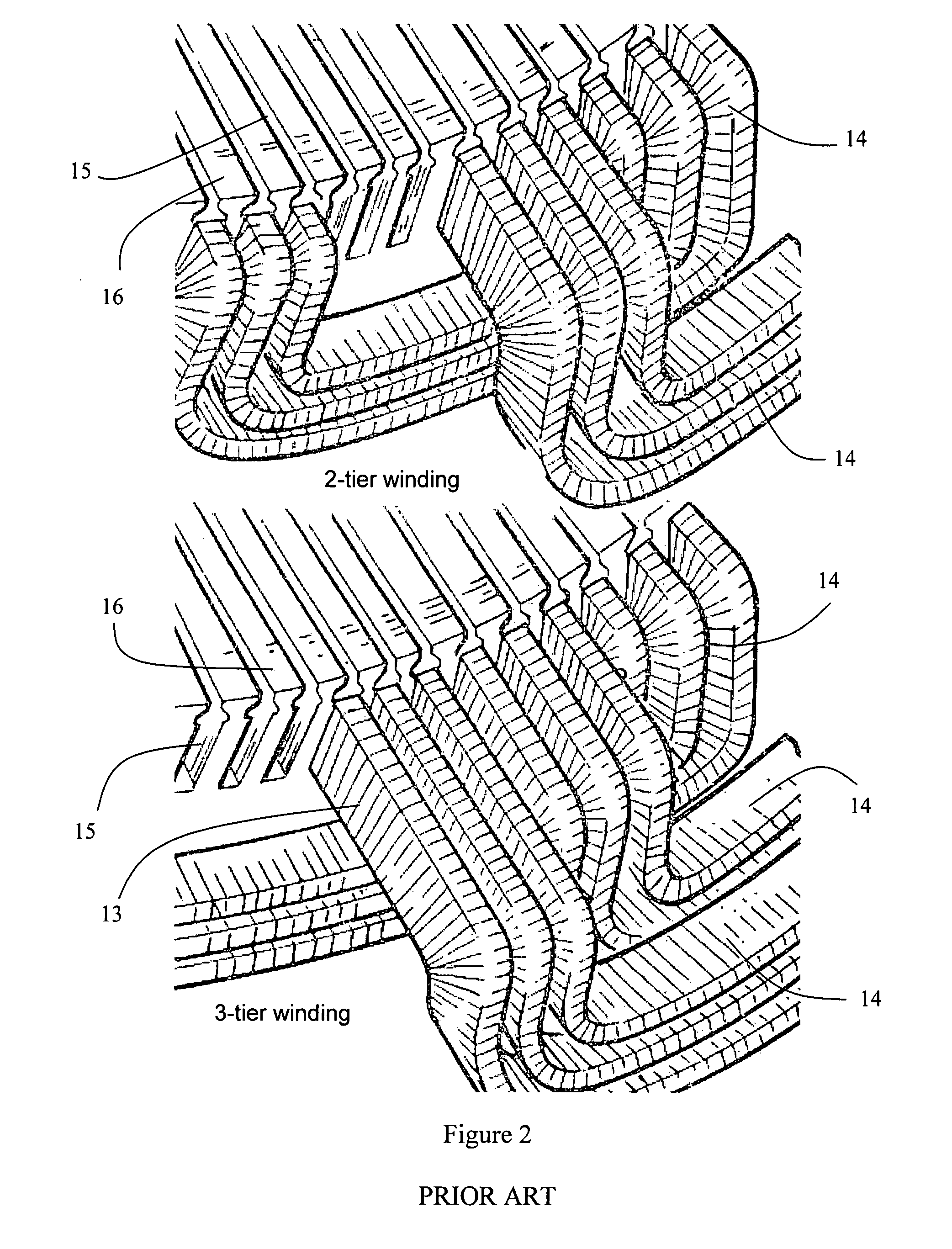 Method of forming single-layer coils