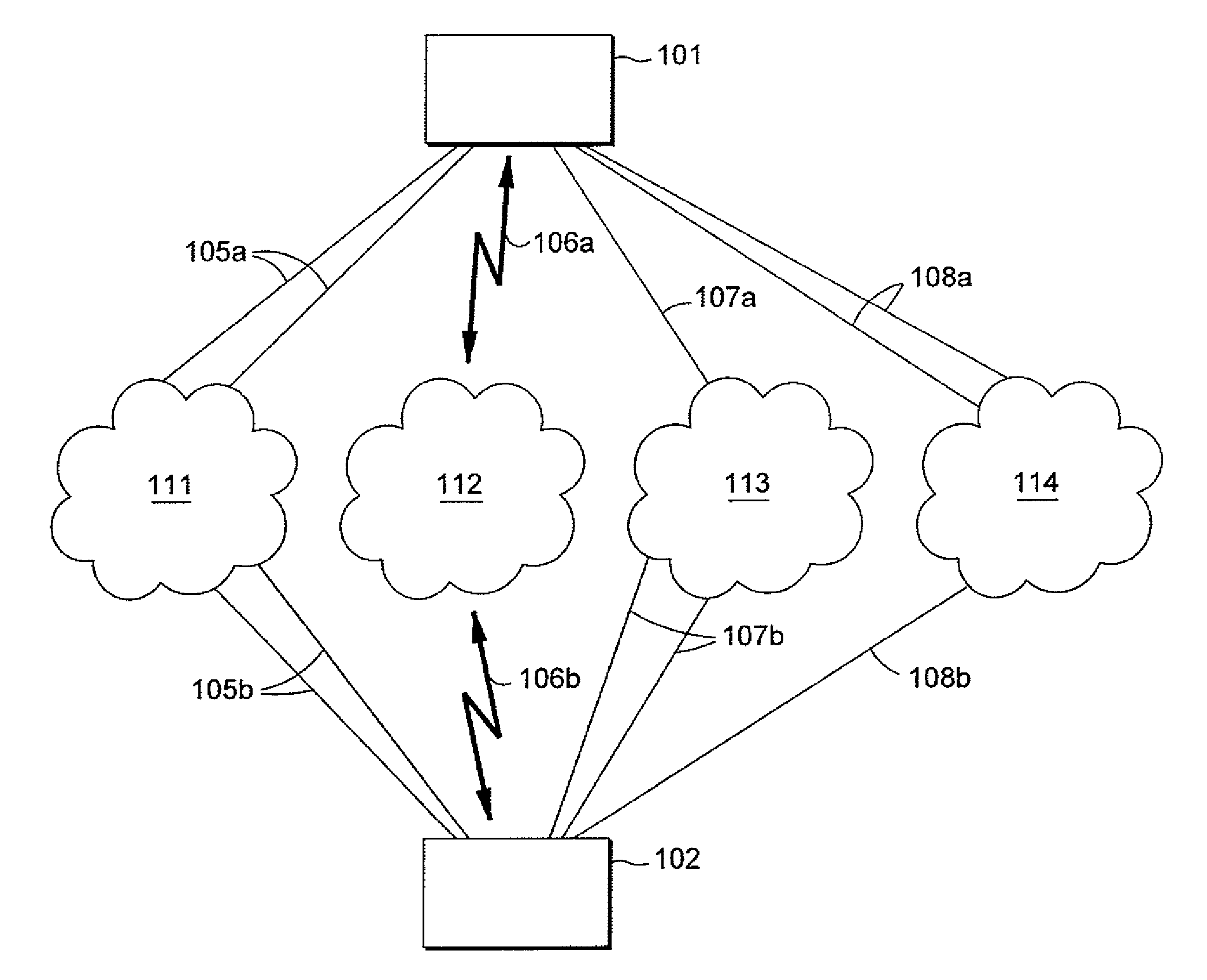 Efficient bandwidth utilization when streaming data over multiple network interfaces