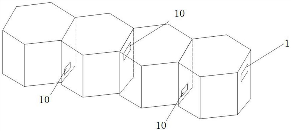 Honeycomb type fermentation digestion device and working method thereof