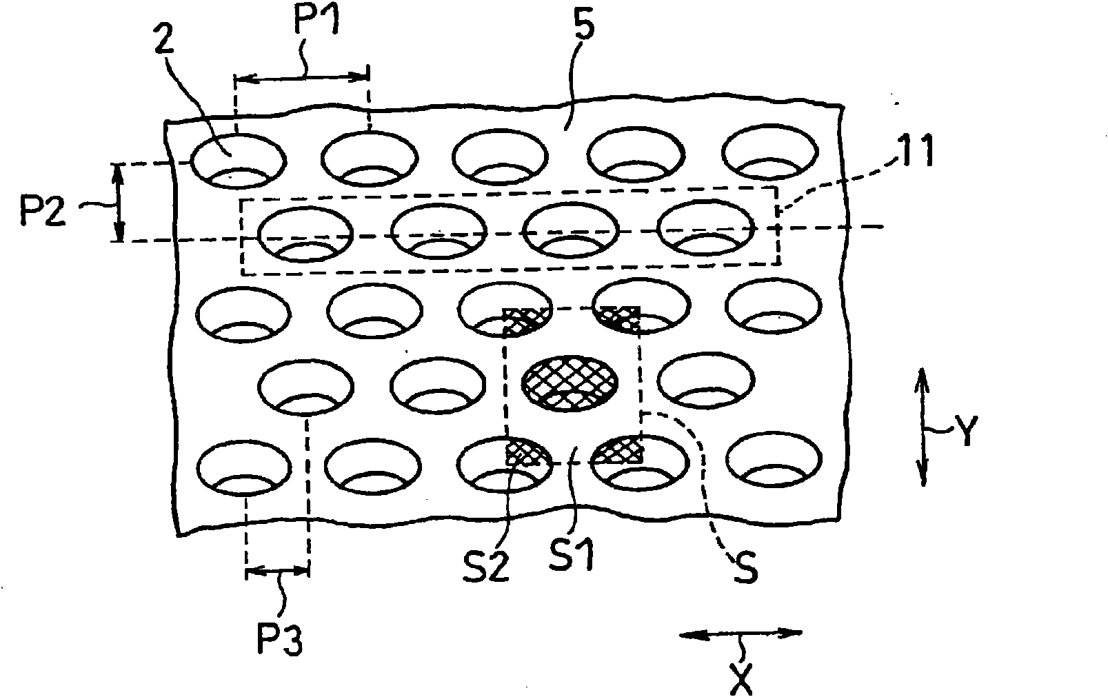 Battery current collector, its manufacturing method, and nonaqueous secondary battery
