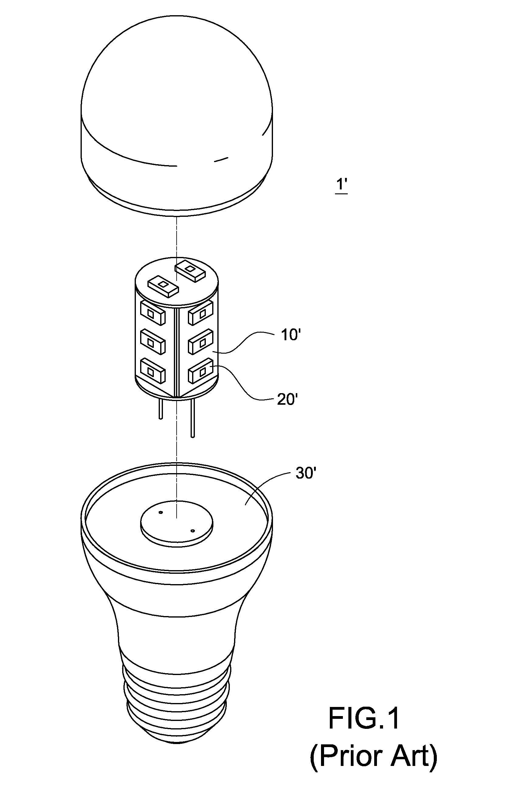 Multi-direction bulb-type lamp