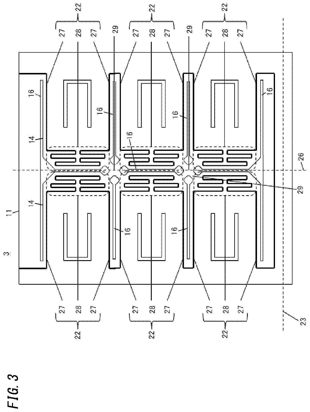 Infrared sensor chip, and infrared sensor employing same