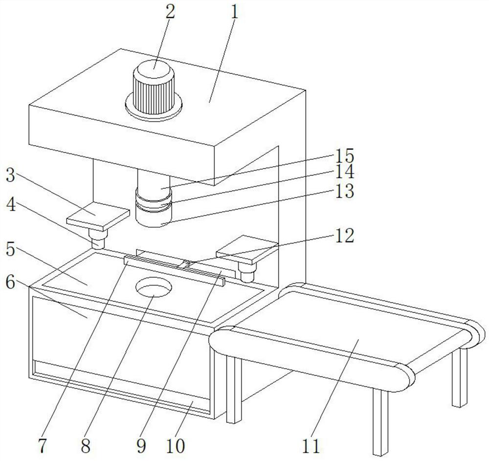 A punching machine for building aluminum formwork