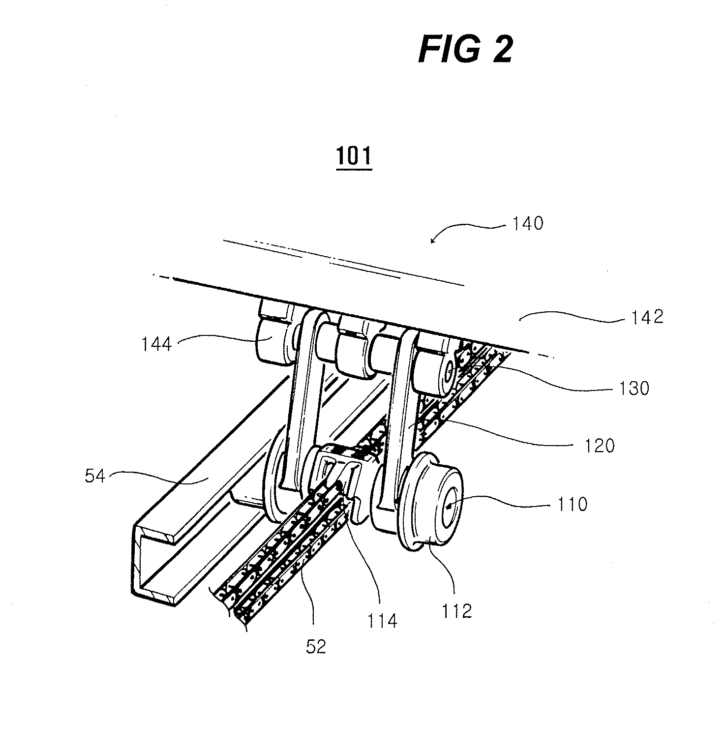 Chain stabilizing device in hyperthermo-therapeutic apparatus and method of using the same