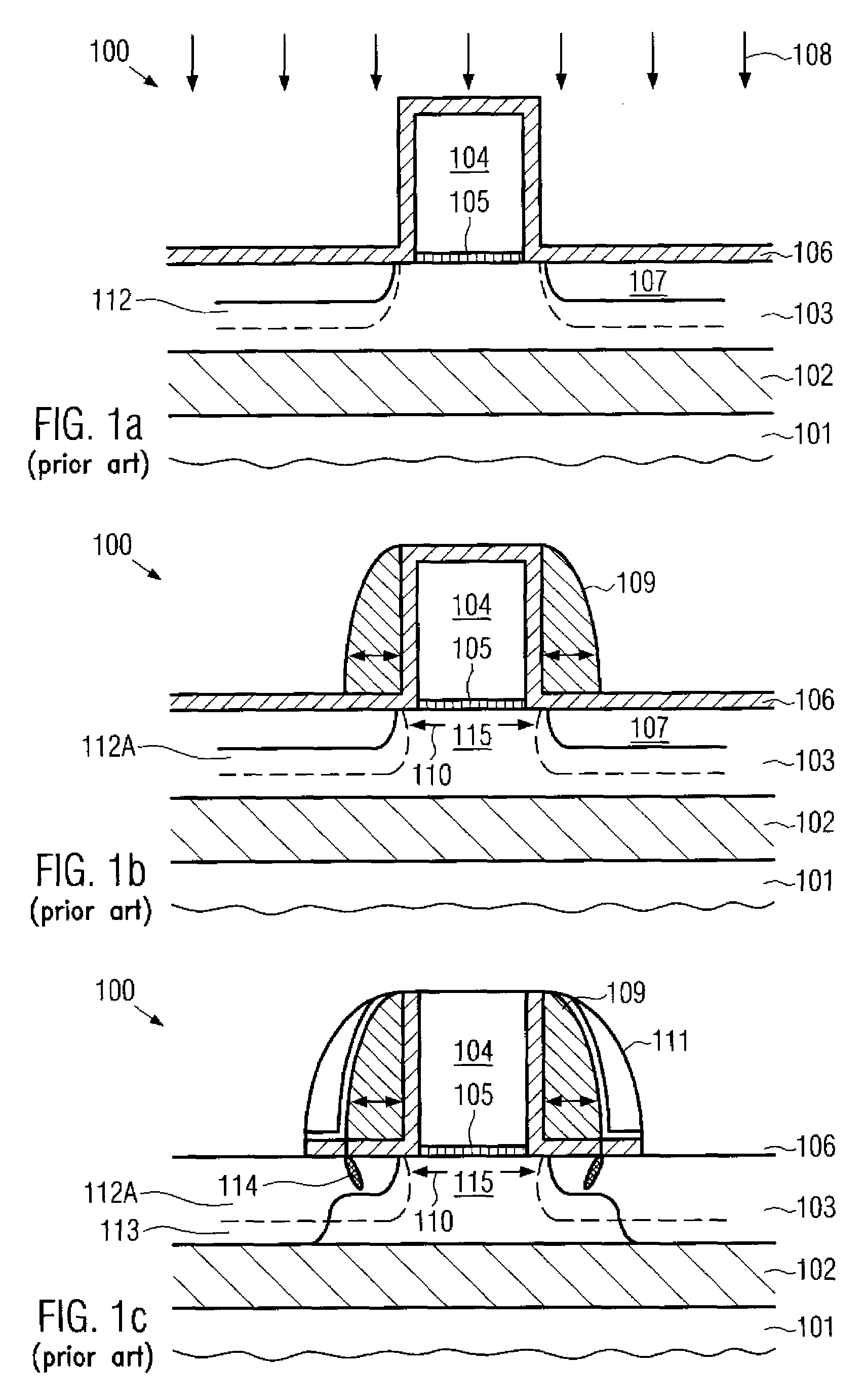 Technique for forming a strained transistor by a late amorphization and disposable spacers