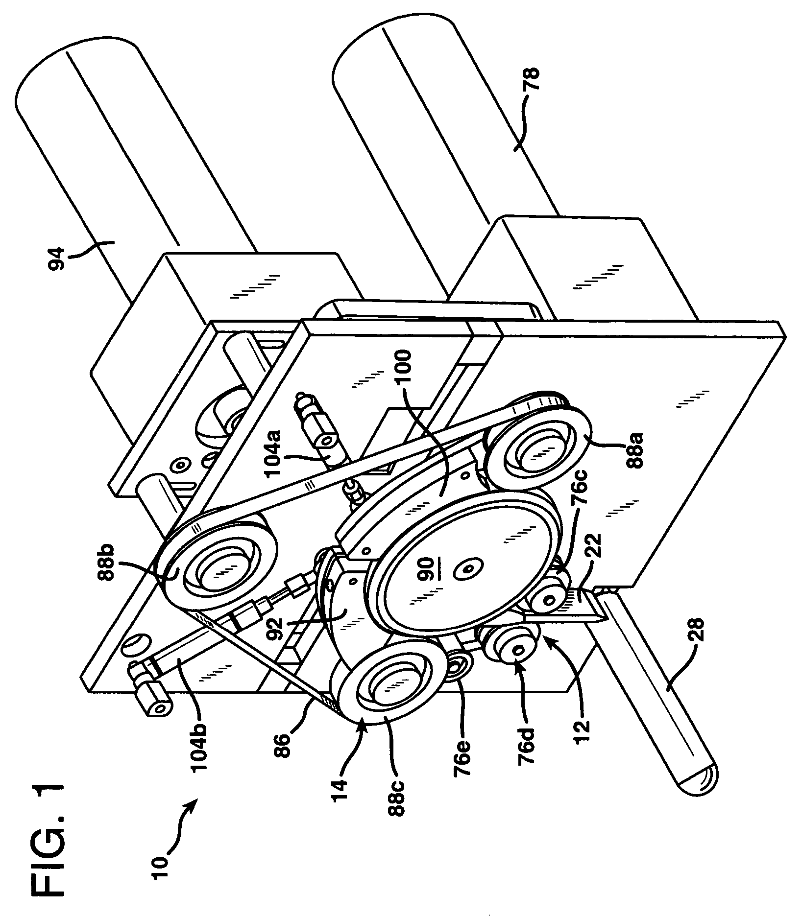 Inflation device for forming inflated containers
