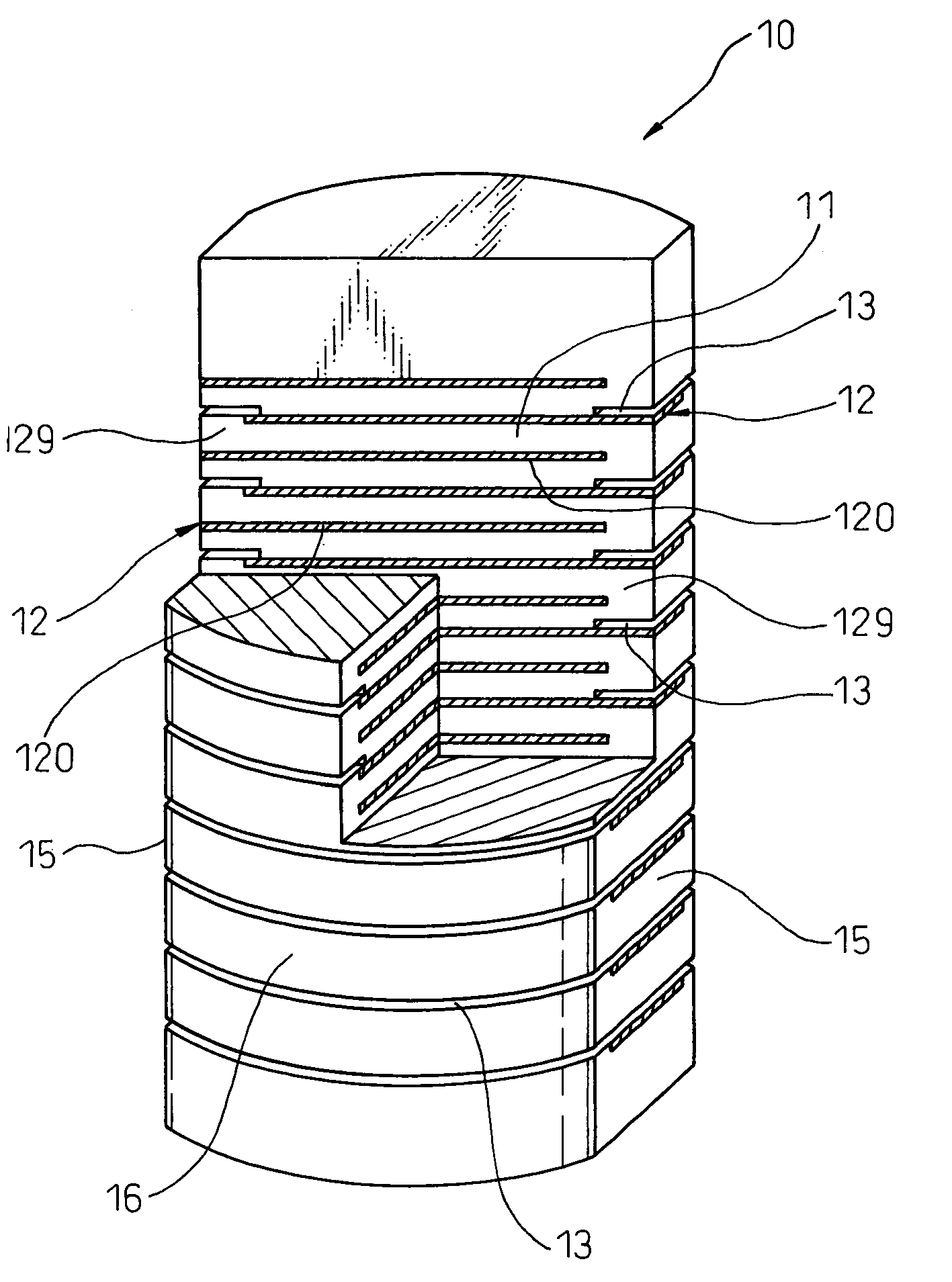 Laminated-type piezoelectric element and a manufacturing method thereof