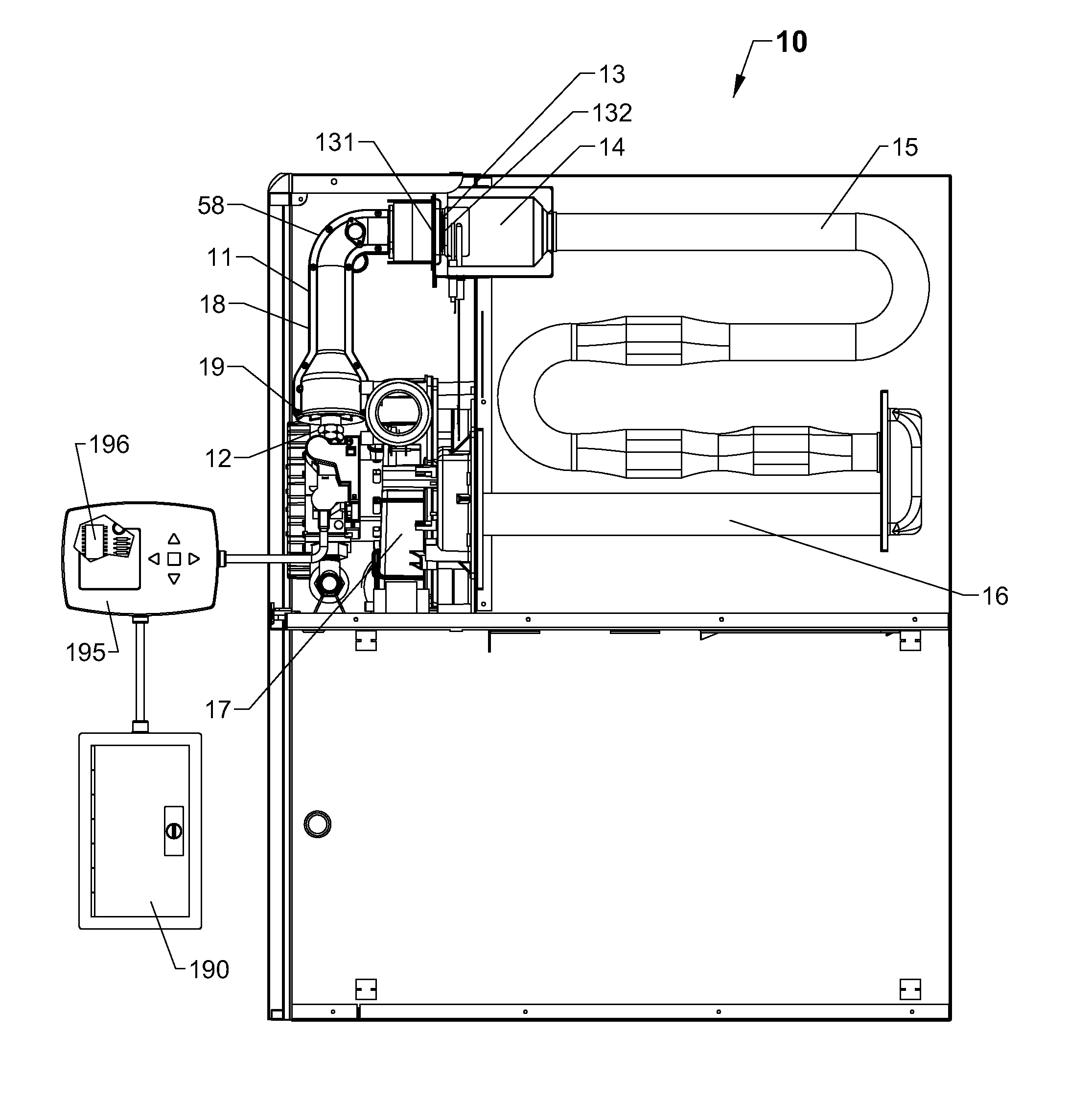 Mixing device for mixing fuel and air and furnace with a mixing device