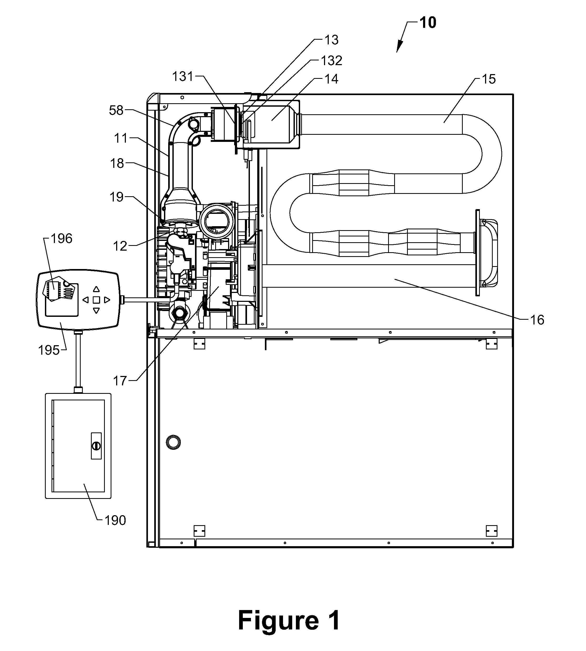 Mixing device for mixing fuel and air and furnace with a mixing device