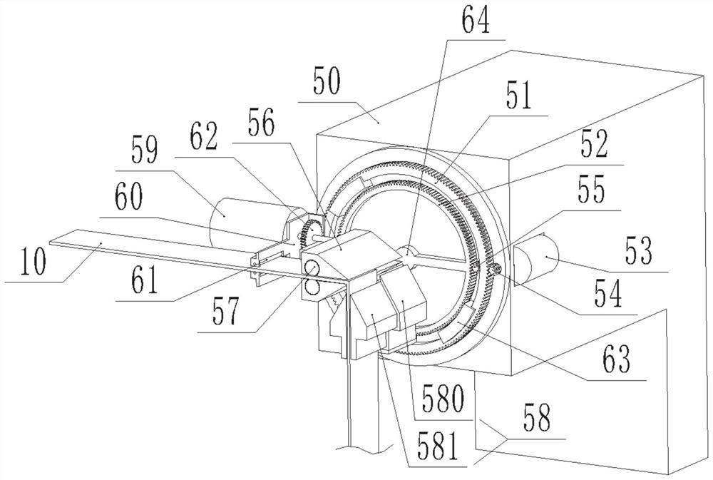 Bending forming device for fence baffle