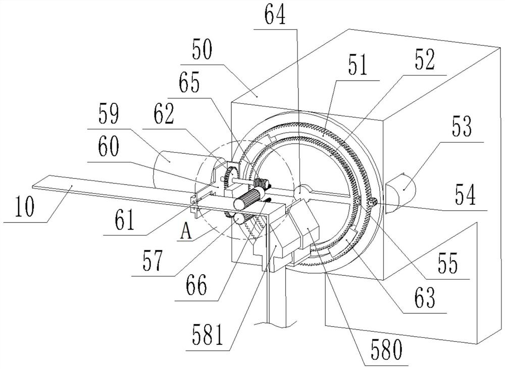 Bending forming device for fence baffle