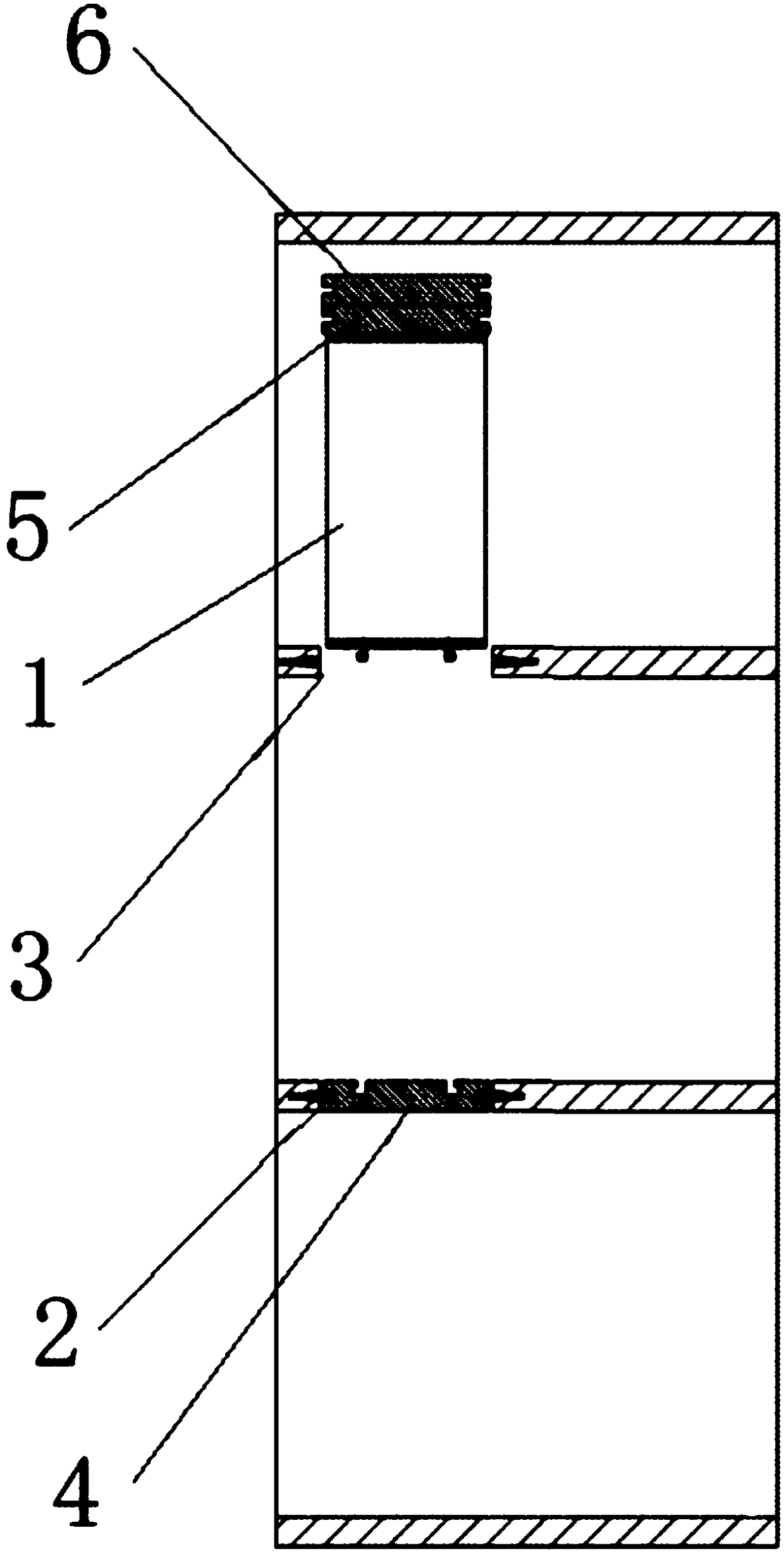 Elevator landing floor hole filling system and method thereof