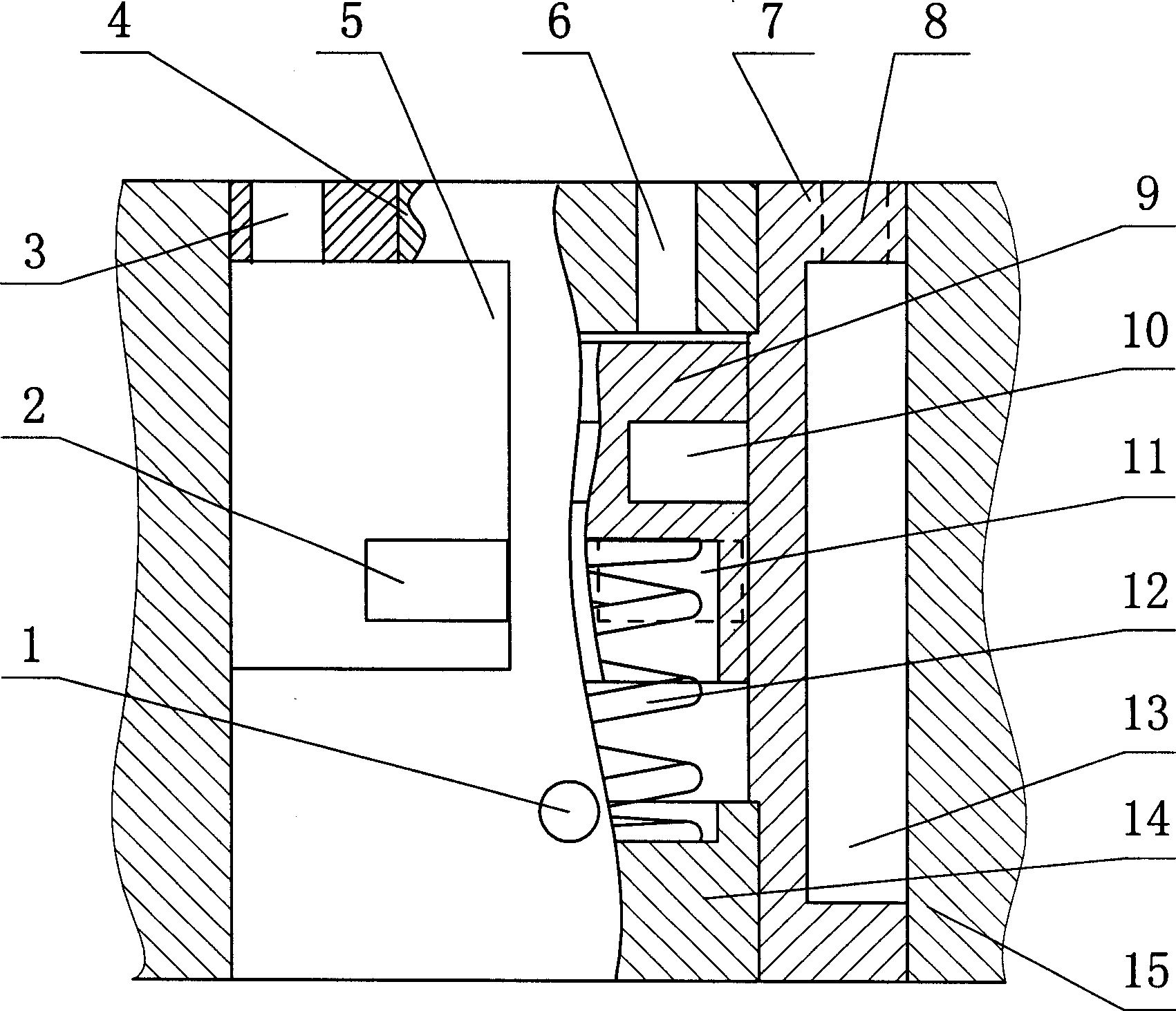 Liquid tube for electrohydraulic chip