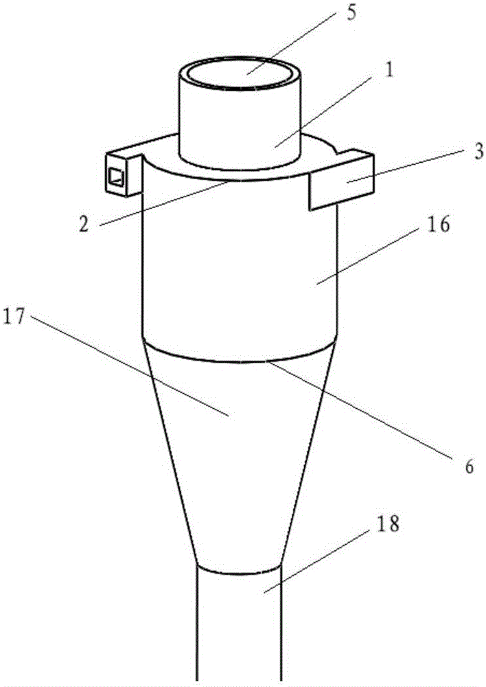 Micro cyclone separator with double-side air inlet function and high-pressure separation device adopting separator