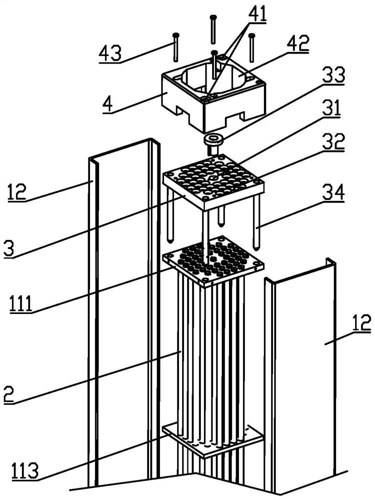 Fuel rod inspection and storage device