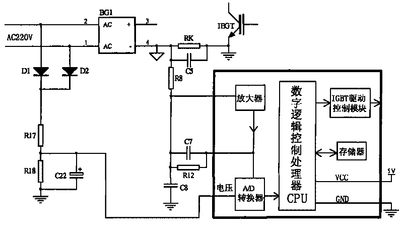 Electromagnetic oven power automatic calibration method and circuit